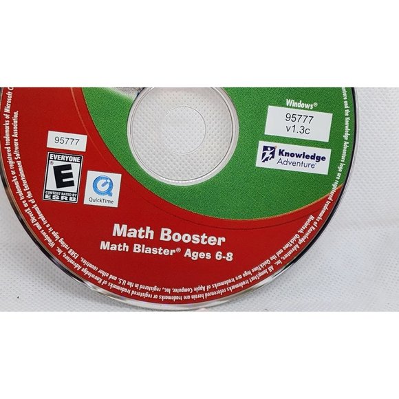 Jump Start 1st Grade Math Booster Math Blaster Ages 6-8 Windows PC Education CD - Picture 3 of 6